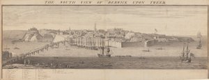 Tweed Üzerindeki Berwick'in Güney Görünümü by Samuel Buck