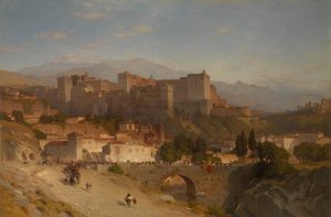 Alhambra Tepesi, Granada, 1865.