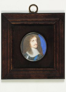 Charles II (parşömen üzerine suluboya)