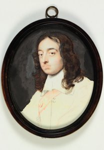 Portrait of Sir Edward Harley (wc on vellum)