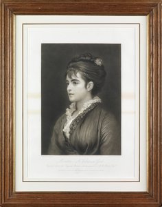 Moretta - Venedikli Bir Kız (mezzotint)