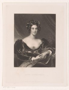 Portret van Sarah Garay Lyndhurst Lady Lyndhurst (nesne üzerindeki başlık)