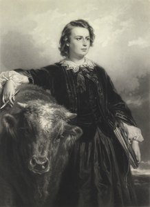 Otuz Dörtte Rosa Bonheur (mezzotint)