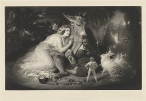 Yaz Gecesi Rüyası by Samuel Cousins after Sir Edwin Landseer