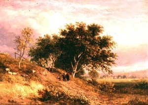 İngiliz Kırsal Manzara by Samuel David Colkett