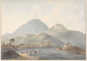 Cavenpatan-Barramah'l (Güney Hindistan) Yakınlarında Pehher Nehri'nden Alınan Boree Timranze Durgum by Samuel Davis