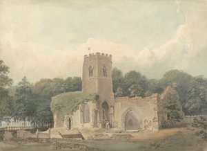 Eski Aziz Lawrence Kilisesi, Ayot St. Lawrence, Hertfordshire by Samuel Davis