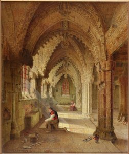 Rosslyn Şapeli, c.1852 by Samuel Dukinfield Swarbreck