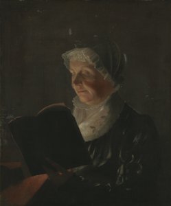Mum Işığında, c.1820 (ahşap üzerine monte edilmiş tuval üzerine yağlı boya) by Samuel Finley Breese Morse