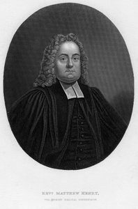 Matthew Henry 1662-1714, İngiliz İncil yorumcusu ve din adamı, 19. yüzyıl.