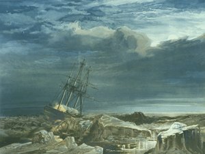 HMS Investigator in the Pack, 8 Ekim 1850, E. Walker tarafından oyulmuş, 1854'te yayınlandı