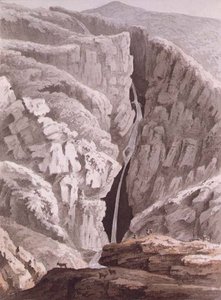 Olağanüstü Bir Uçurum (suluboya) by Samuel Hieronymous Grimm