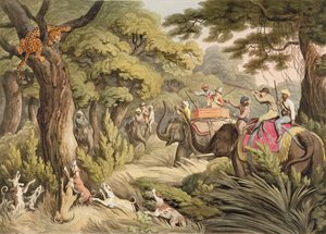 A Leopard Shooting, Oriental Field Sports, pub