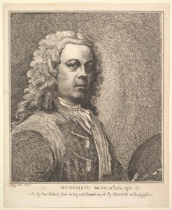 William Hogarth, Otoportre, 1785.