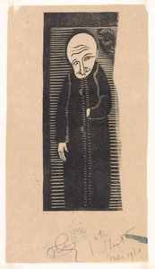 siyah adam by Samuel Jessurun de Mesquita (signed by artist)