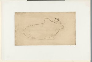 yalancı zebu by Samuel Jessurun de Mesquita (signed by artist)