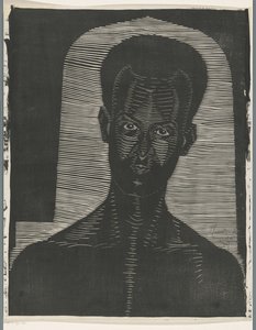 Bilinmeyen bir adamın portresi Curaçauer (nesne üzerindeki başlık) by Samuel Jessurun de Mesquita (signed by artist)