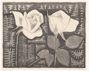 iki gül by Samuel Jessurun de Mesquita (signed by artist)