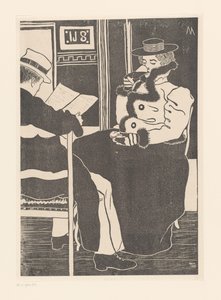 Bir kafenin içi Kafede (orijinal başlık) by Samuel Jessurun de Mesquita