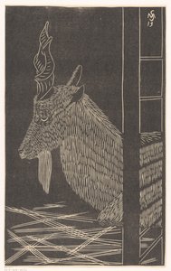 Markhor keçisi (Kafeste oturan geyik) by Samuel Jessurun de Mesquita