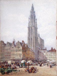 Grande Place, Anvers by Samuel John Hodson