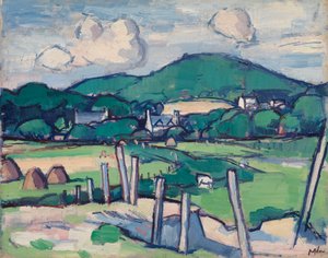 Manzara, 1891-1935 dolayları (panel üzerine yağlıboya) by Samuel John Peploe