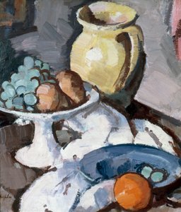 Sarı Sürahi, c.1930 (tuval üzerine yağlıboya) by Samuel John Peploe