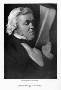 William Makepeace Thackeray, İngiliz romancı, c1864.