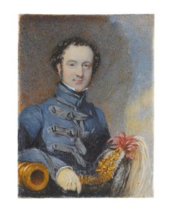 Kaptan William Siborne, 1830 dolaylarında by Samuel Lover