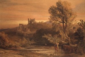 Dereyi Geçen Sığır by Samuel Palmer