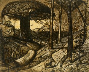 Sabah erken, 1825 by Samuel Palmer