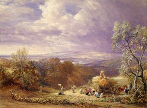 ಕೊಯ್ಲು (ಕಾಗದದ ಮೇಲೆ wc ಮತ್ತು ದೇಹದ ಬಣ್ಣ) ಟರ್ಕಿ by Samuel Palmer