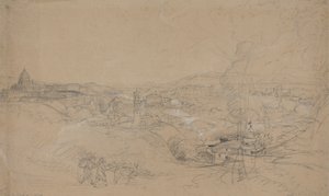 San Spirito'dan Roma by Samuel Palmer