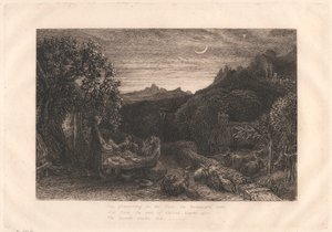 Eve Dönüş Yıldızı by Samuel Palmer