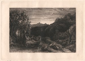 Eve Dönüş Yıldızı by Samuel Palmer