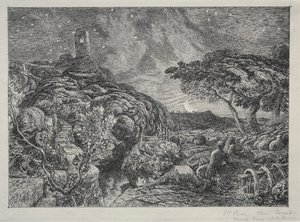 Yalnız Kule by Samuel Palmer