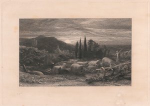 Yükselen Ay by Samuel Palmer