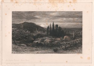 Yükselen Ay by Samuel Palmer