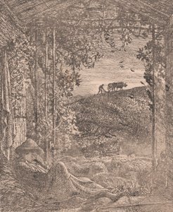 Uyuyan Çoban by Samuel Palmer