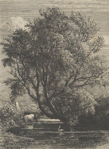 Söğüt, 1850. by Samuel Palmer