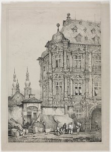 Martinsburg Kalesi, Mainz, Almanya, 1833.