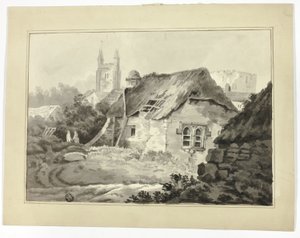 Kulübeler ve Kuleler by Samuel Prout