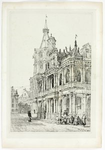 Hotel de Ville, Köln by Samuel Prout