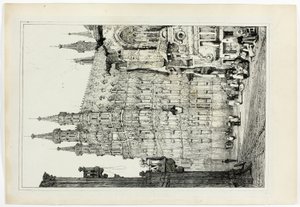 Belediye Binası, Leuven by Samuel Prout