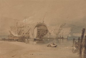 Plymouth'taki Hulklar by Samuel Prout