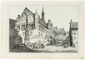 Rath Evi, Ulm by Samuel Prout