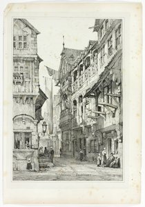 Sachsenhausen Fransa by Samuel Prout