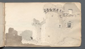 Eskiz defteri: "Yıkılmış Kale" by Samuel Prout