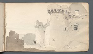 Eskiz defteri: Harap Kale, 1814.