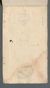 Sketchbook: Cross and Rowboat Çalışması (arka kapakta) by Samuel Prout